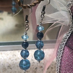Handcrafted Blue earrings